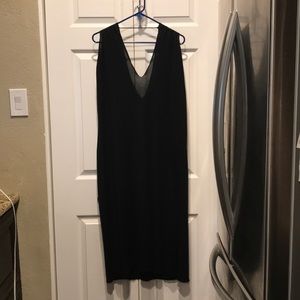 La Lis Blanc Deux Long Black Dress Size P